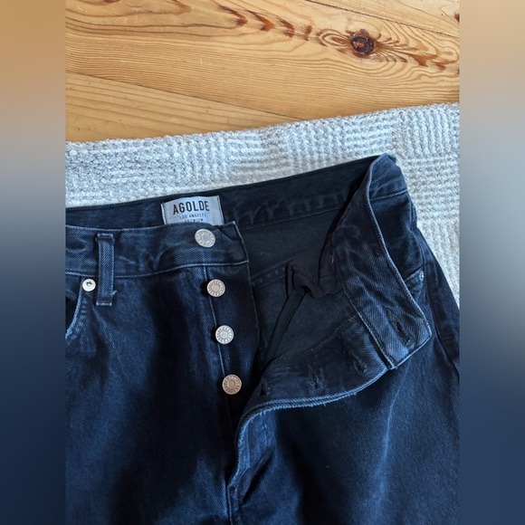 Agolde Riley High Rise Button Fly Jeans size 29 - Picture 3 of 8